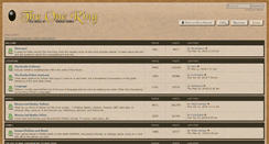 Desktop Screenshot of forums.theonering.com